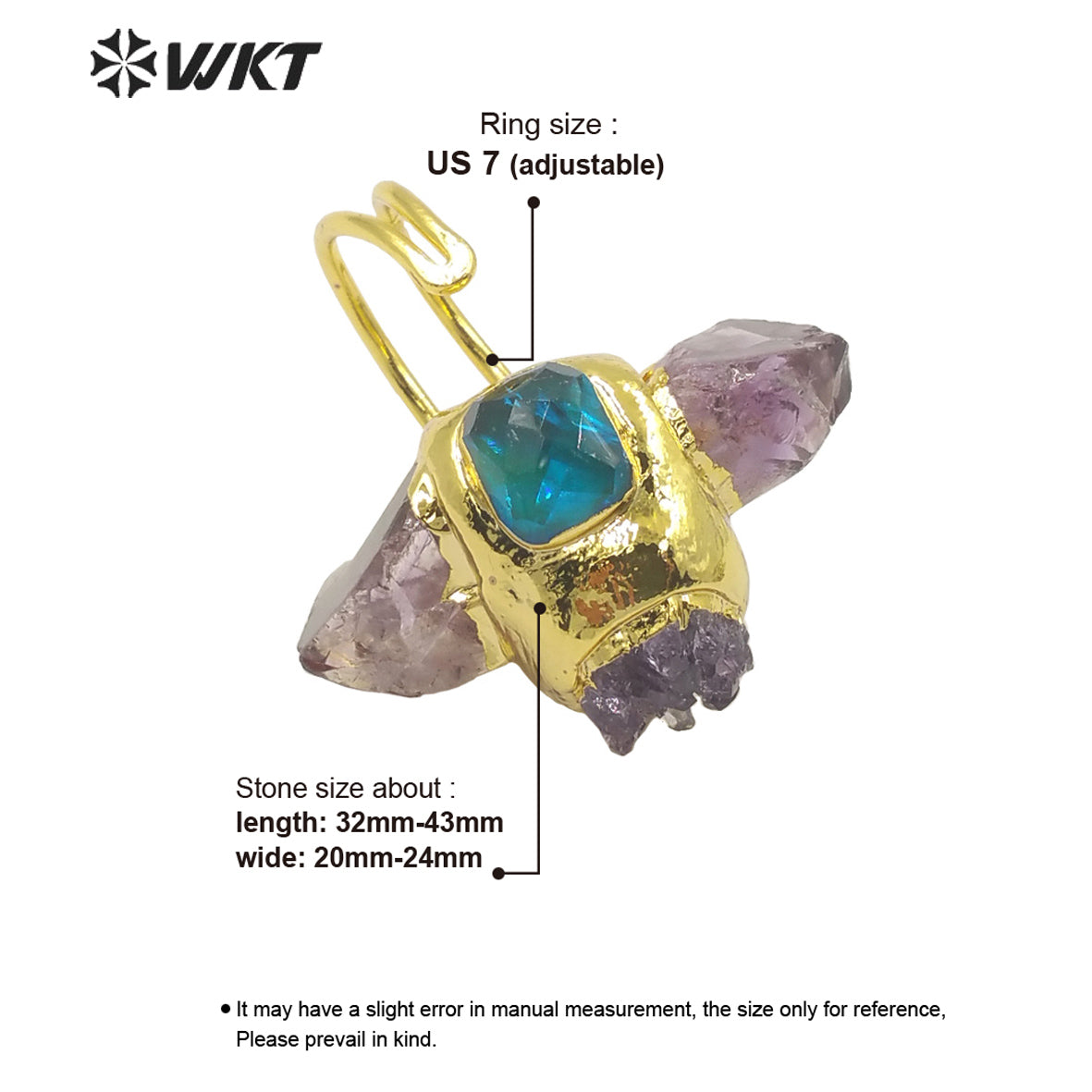 WT-R376 2021 Fashion Jewelry Exclusive Precious Natural Gemstone Ring Fashion Lady Unique and Dignity Style Ring As Gift