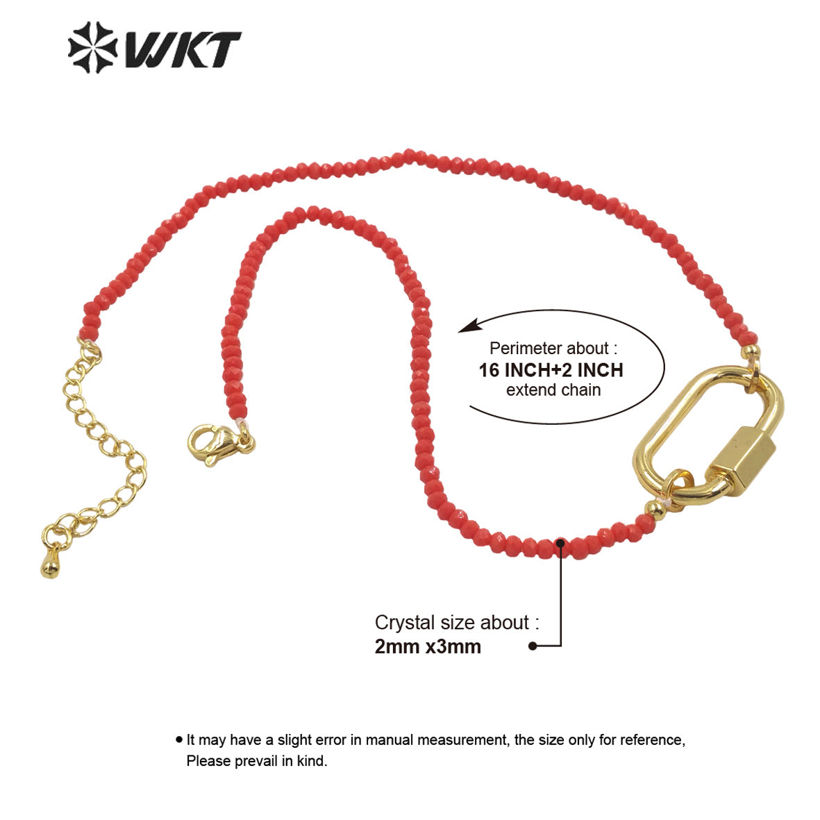 WT-N1401 Wholesale Fashion 2mm Ceramic Beads Locker Necklace Elegant Simple Handmade Strand Choker Necklace in 16 Inch Long