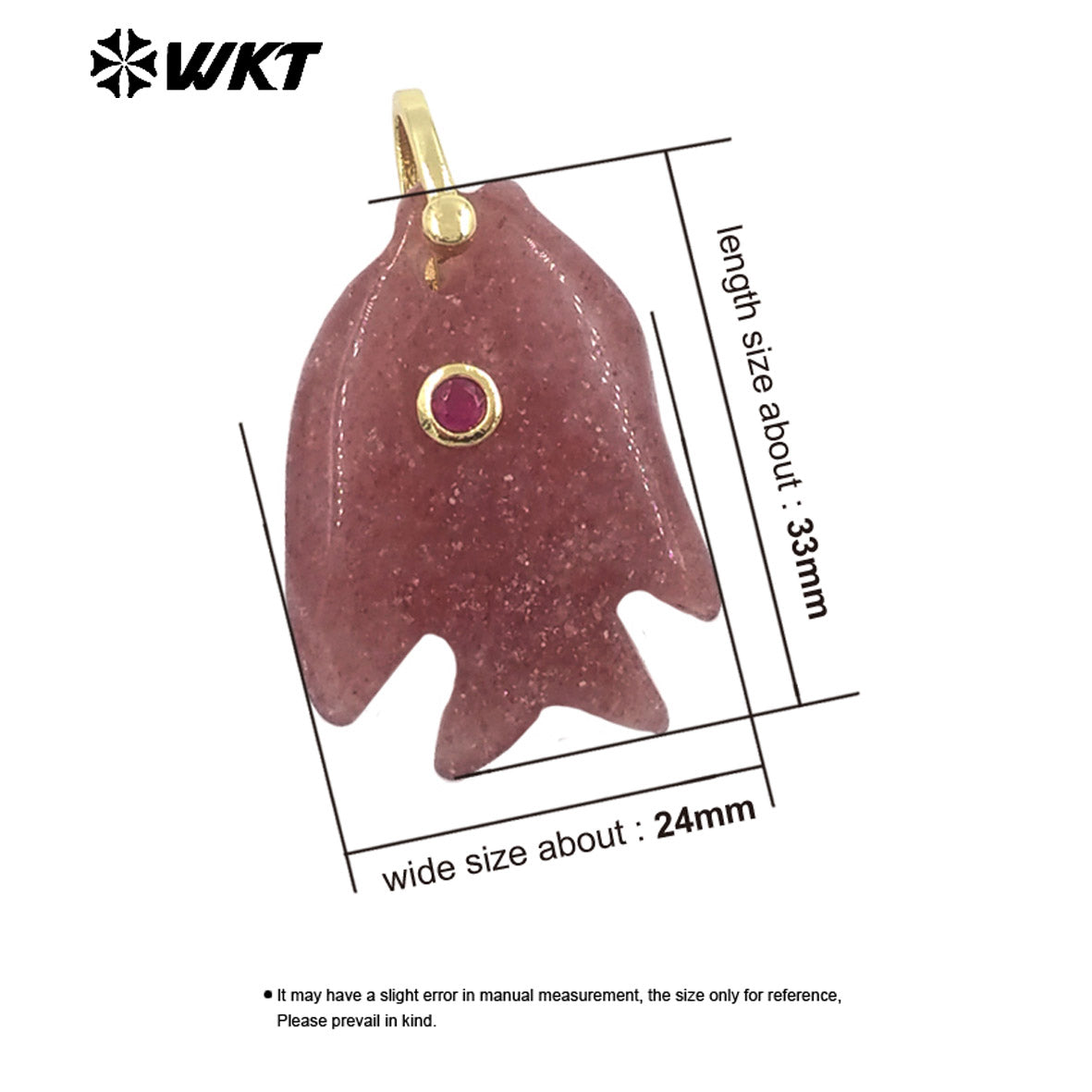 WT-P2106 Interesting Lovely Various Natural Gemstone And Zircon Fish Shape Charms Pendants For Women Fashion Jewelry Making