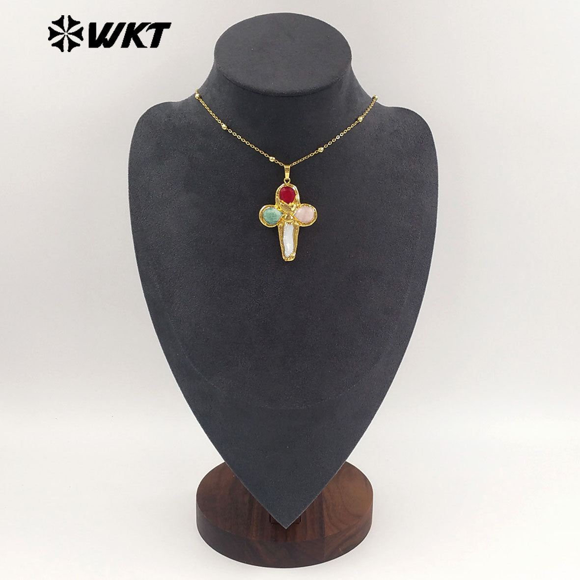 WT-JN284 Lastely Populared Design Necklace With 18k Gold Plated for Women Precious Birthday Gifts