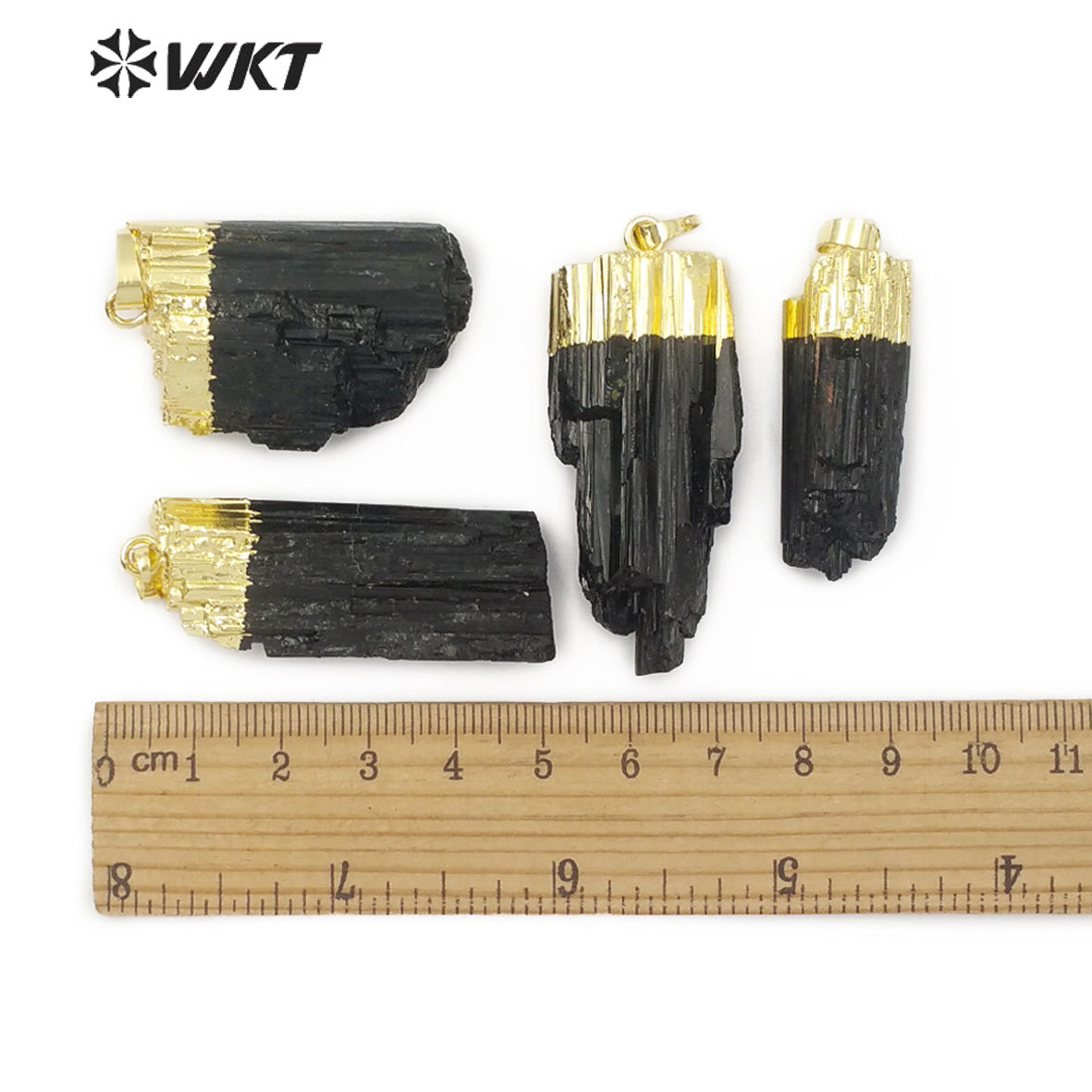 WT-P260 Newest!! Natural Black Tourmaline Pendants, Natural Energy Stone Pendants