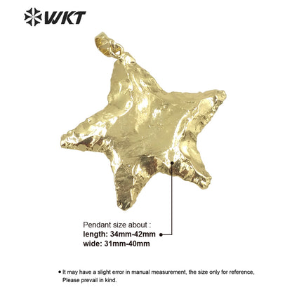 WT-P1744 Gold Shine Indian Agate Fashion Jewelry Stone Pendant Noble Charming and Fine Jewelry Pendant As a Gift for Lady