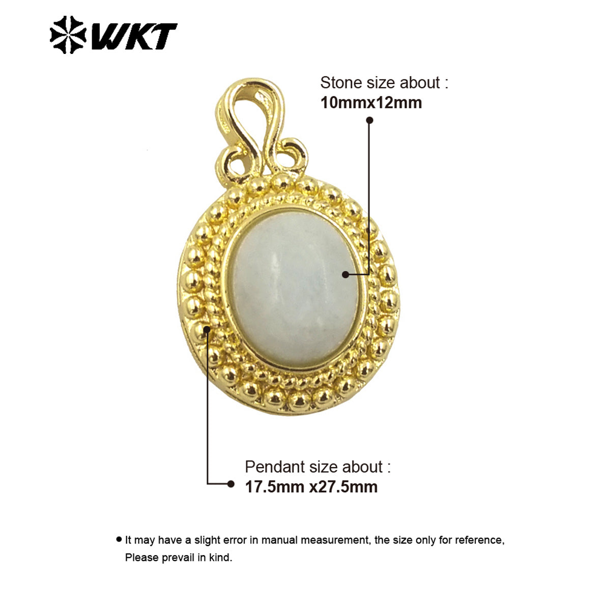 WT-P1963 Amazing New Design Small Europe Style Oval Amethyst Stone Setting Jewelry Charms for Necklace