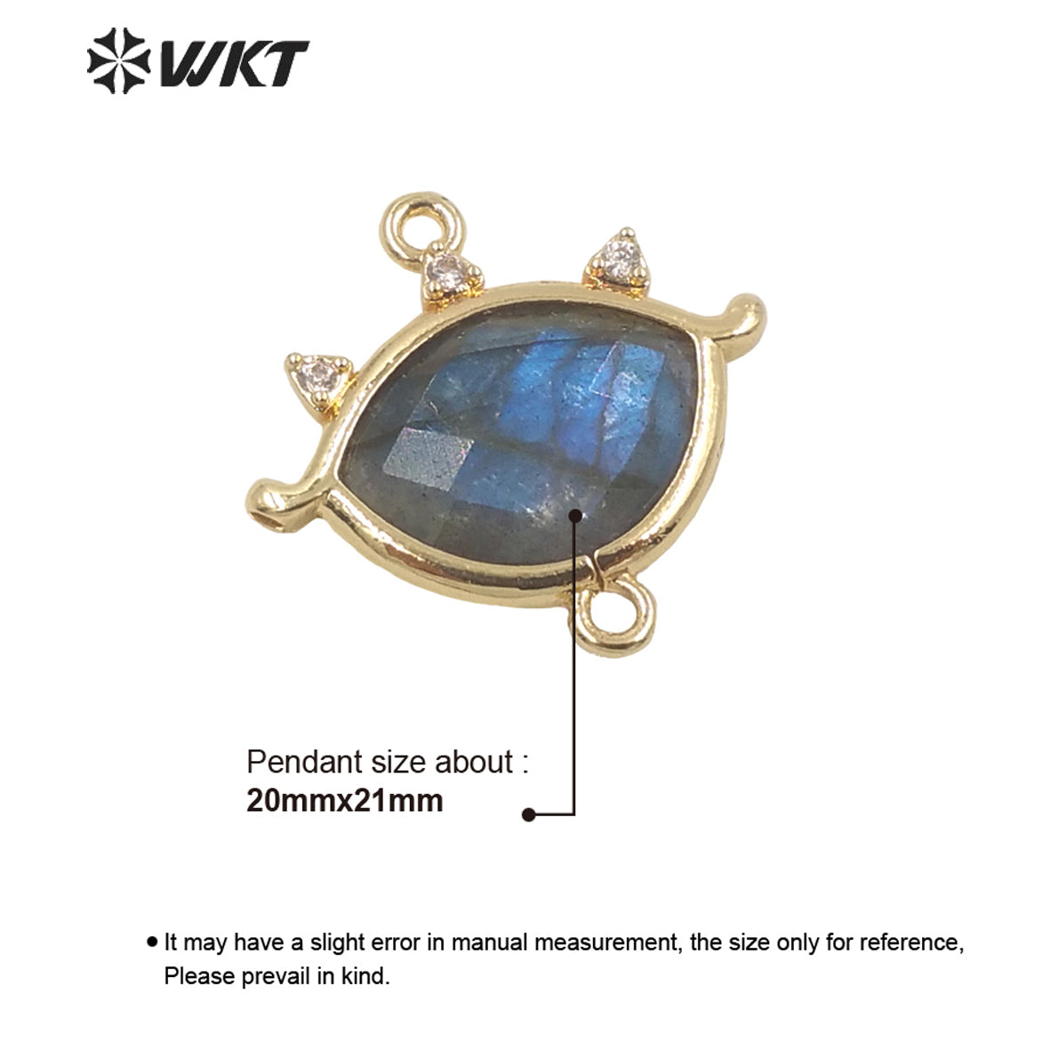 WT-MP226 Exquisite Classic Gold Bezel Chic Image Pendant Handmade Natural Gorgeous Women Jewelry Fashion Stone Pendant