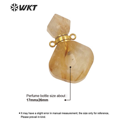 WT-P1724 2021 Dignity and Fashion Yellow Citrine Jewelry for Beautiful Lady Fine Jewelry Pendant for Anniversary Party Gift