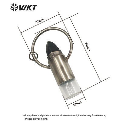 WT-P1665 Wholesale Antique Black Natural Stone Perfume Bottle As Necklace Pendant Amazing Secret Color Stone Bottle Pendant
