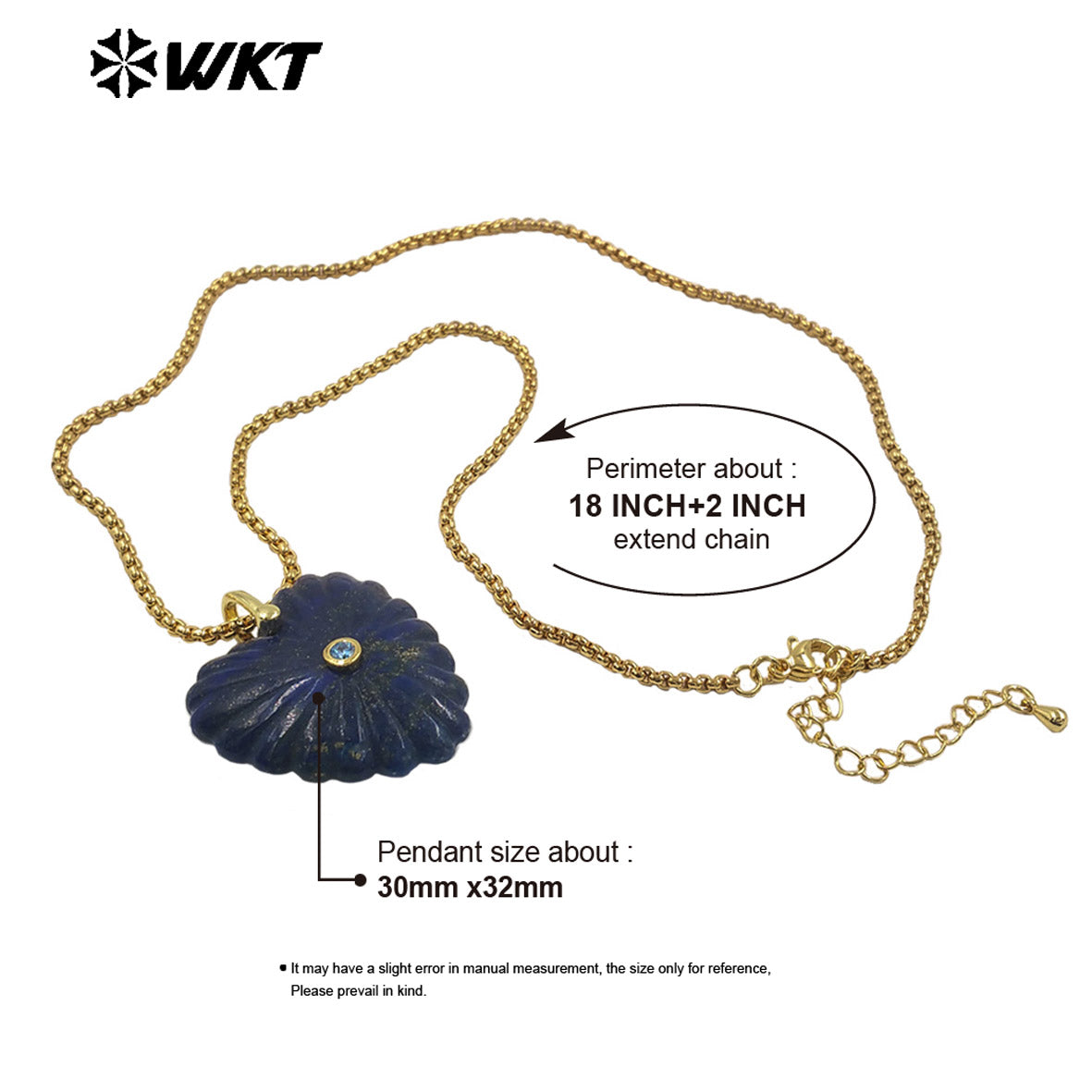 WT-N1524 Romantic Design Gold Chain And Various Natural Gemstones Carved Heart Shape Pendant Necklaces As Valentines’s Day Gift