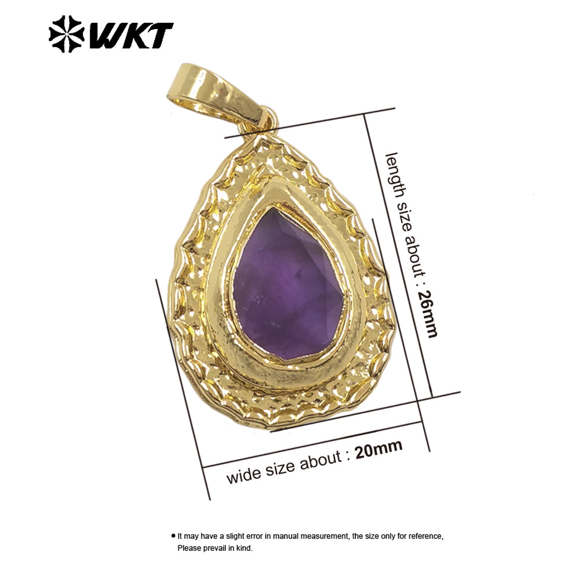 WT-JP518 Newest Fashion Gold Electroplated Natural Stone And Pearl Water Drop Shape Little Pendants For Women Earrings Design