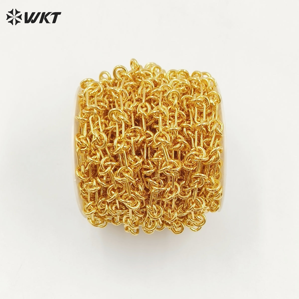 WT-BC236 Wholesale Hot Style Stylish 18K Gold Plated Natural Brass Clasp Chain Can Be Made Bracelet Necklace Jewelry Accessories