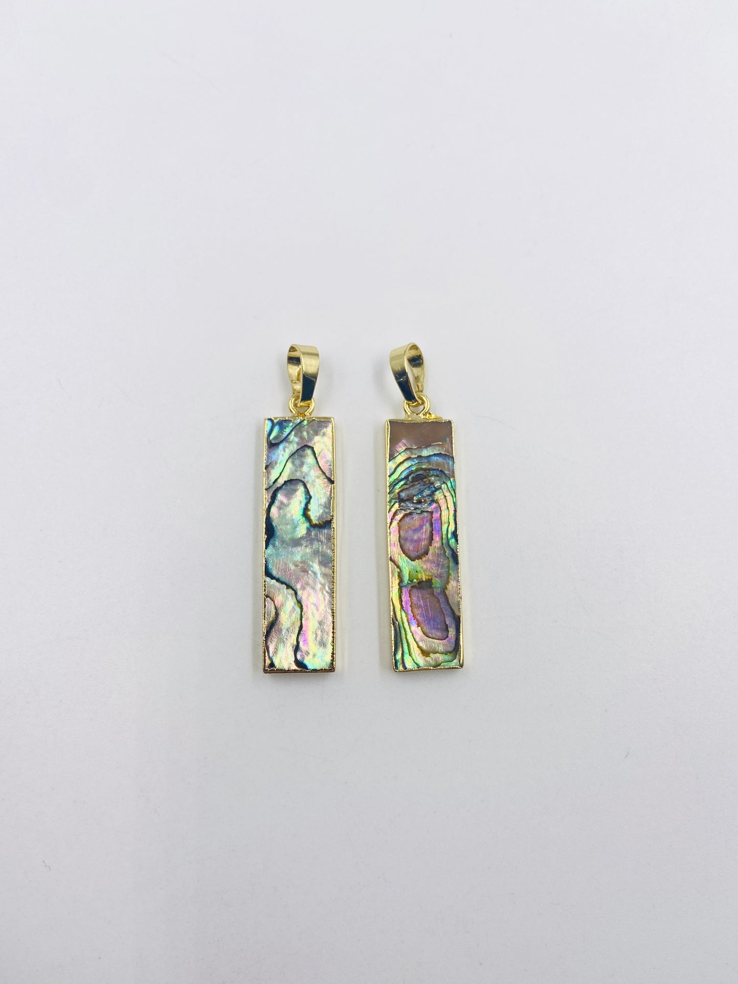 WT-P1165 Wholesale Hot Sale High Quality Vintage Pendant Natural Abalone Gemstone Pendant Accessory for Necklace