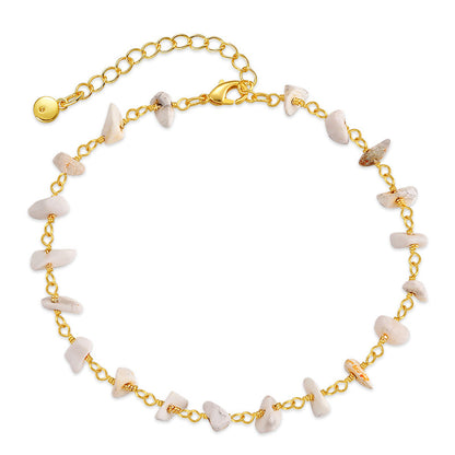 WT-B637 WKT Lovely Trendy Gift for Women Star Shaped Lucky Bracelets Natural Colorful Gemstone Opening Bracelets
