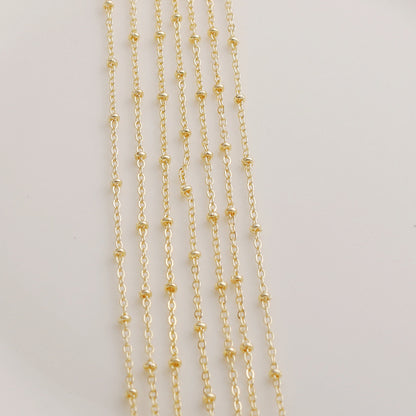 WT-BC209 Fashion Trendy Copper Wrapped Gold Color Bead Chain Ferrero Chain Water Rippl Cool Rap Accessories Bracelet