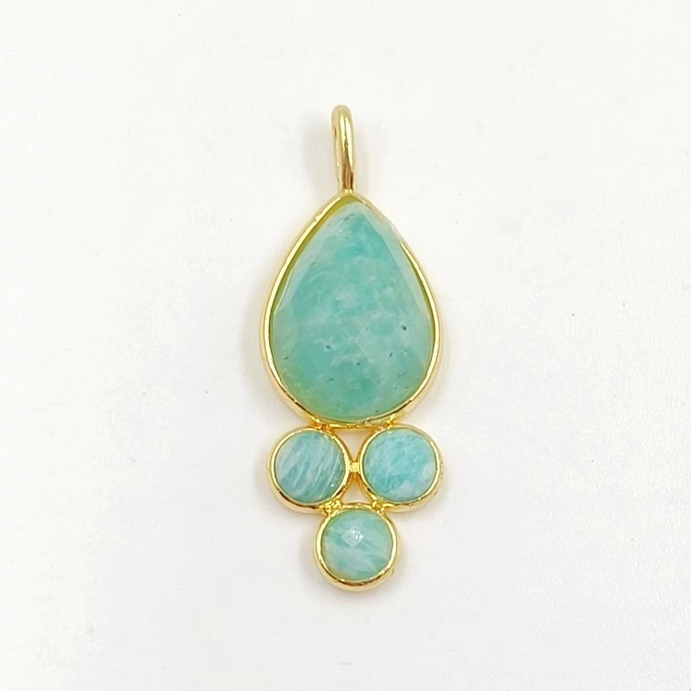 WT-P1944 Amazing Multi Colorful Natural Gemstone Made Pearl Drop 18k Gold Bezel Setting Stone Jewelry Pendant in Kinds of Colors