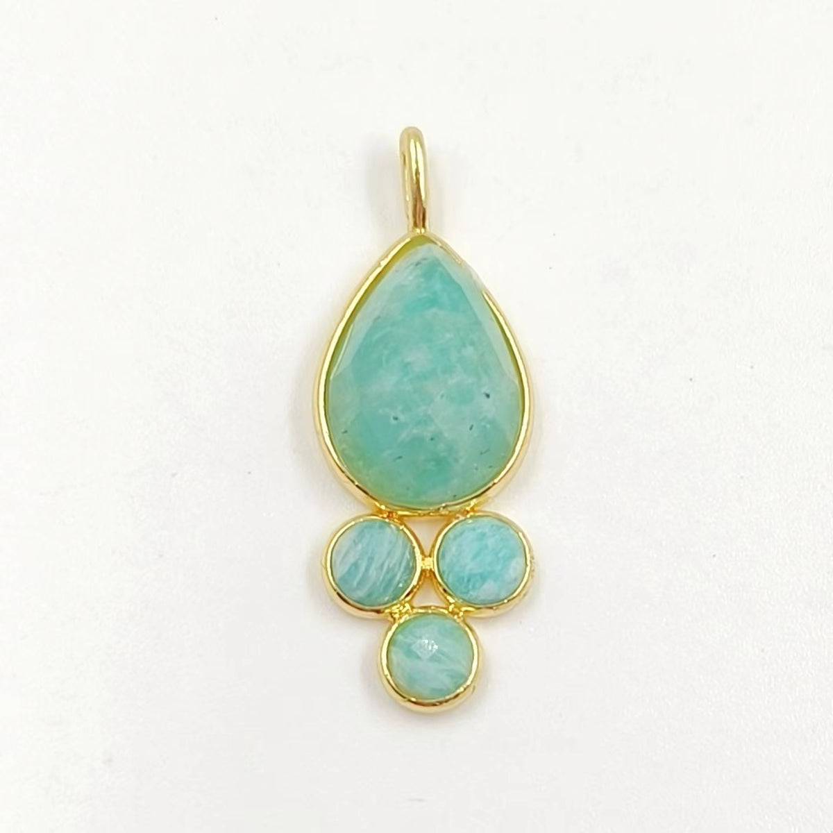 WT-P1944 Amazing Multi Colorful Natural Gemstone Made Pearl Drop 18k Gold Bezel Setting Stone Jewelry Pendant in Kinds of Colors