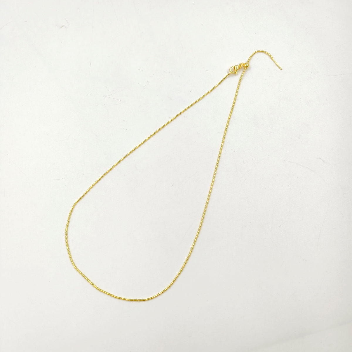 WT-BFN062 Fashion 18k Real Gold Plated Women Jewelry Bamboo Chain for Pendants Match Neckllace