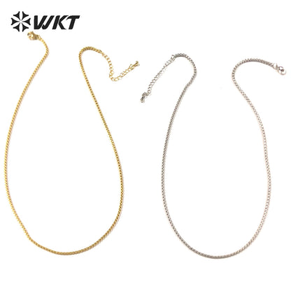 WT-BFN038 Lovely and Vintage Gold Chain with 18k Gold Plated Yellow Brass Chain for Women and Gifts