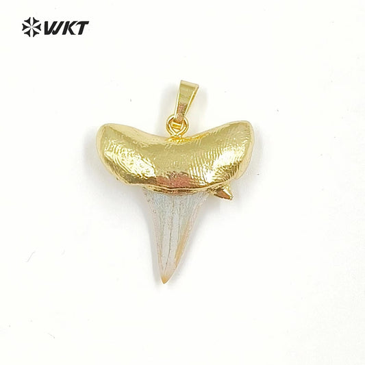 WT-P858 Crescent Fashion Pendant Bone Shaped 18k Gold Plating Pendant Wholesale Amazing Crescent Pendant