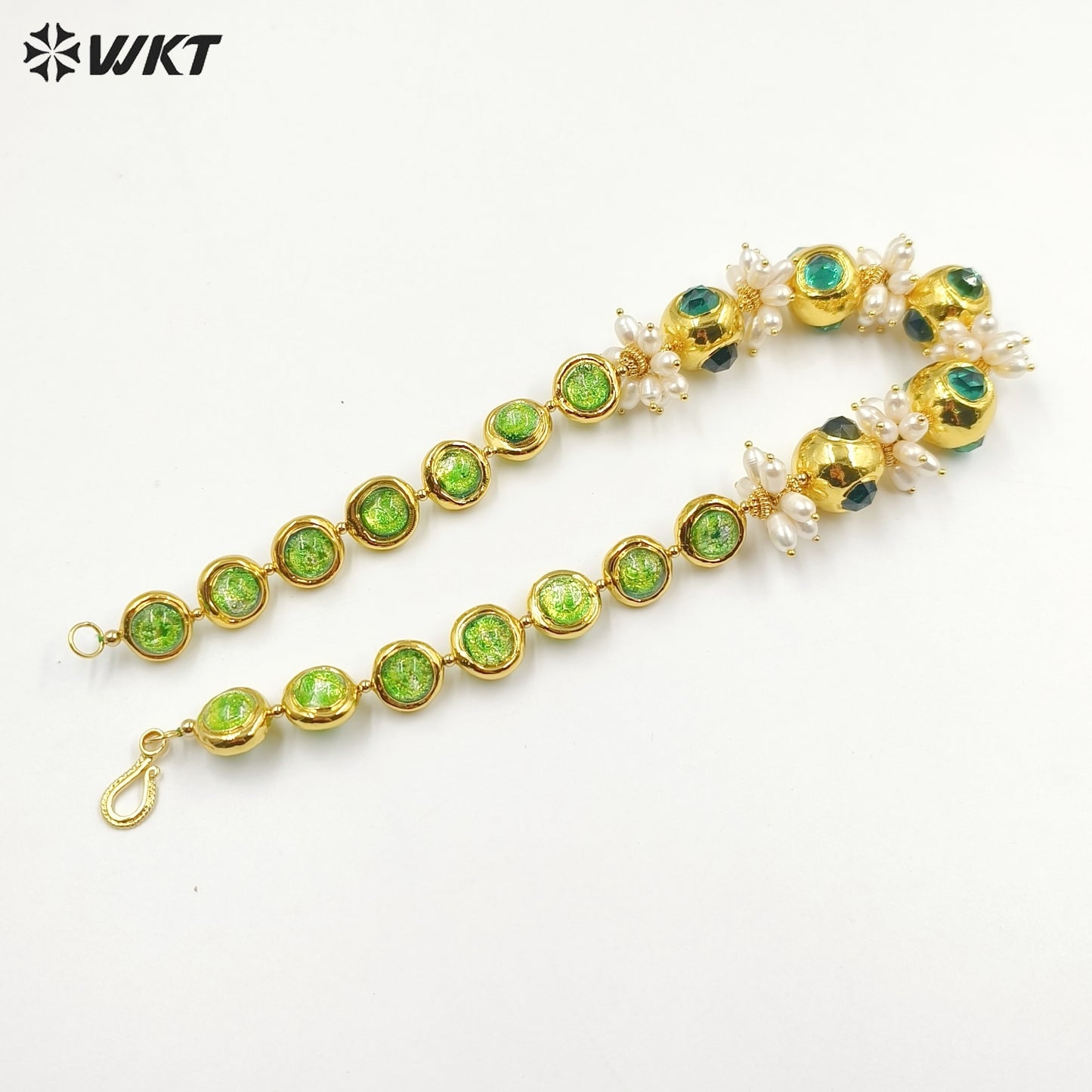 WT-JN251 Wholesale Vintage Style Trendy Natural Freshwater Pearl Gemstone Exquisite High Quality Pendant Necklace