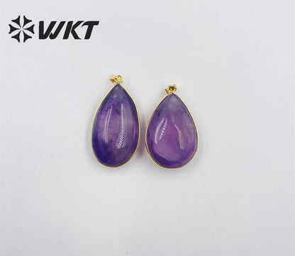 WT-P1910 Hot Sale Classic Natural Stone Healing Transparency Moss Agate Novel Irregular Mysterious Healing Quartz Pendant