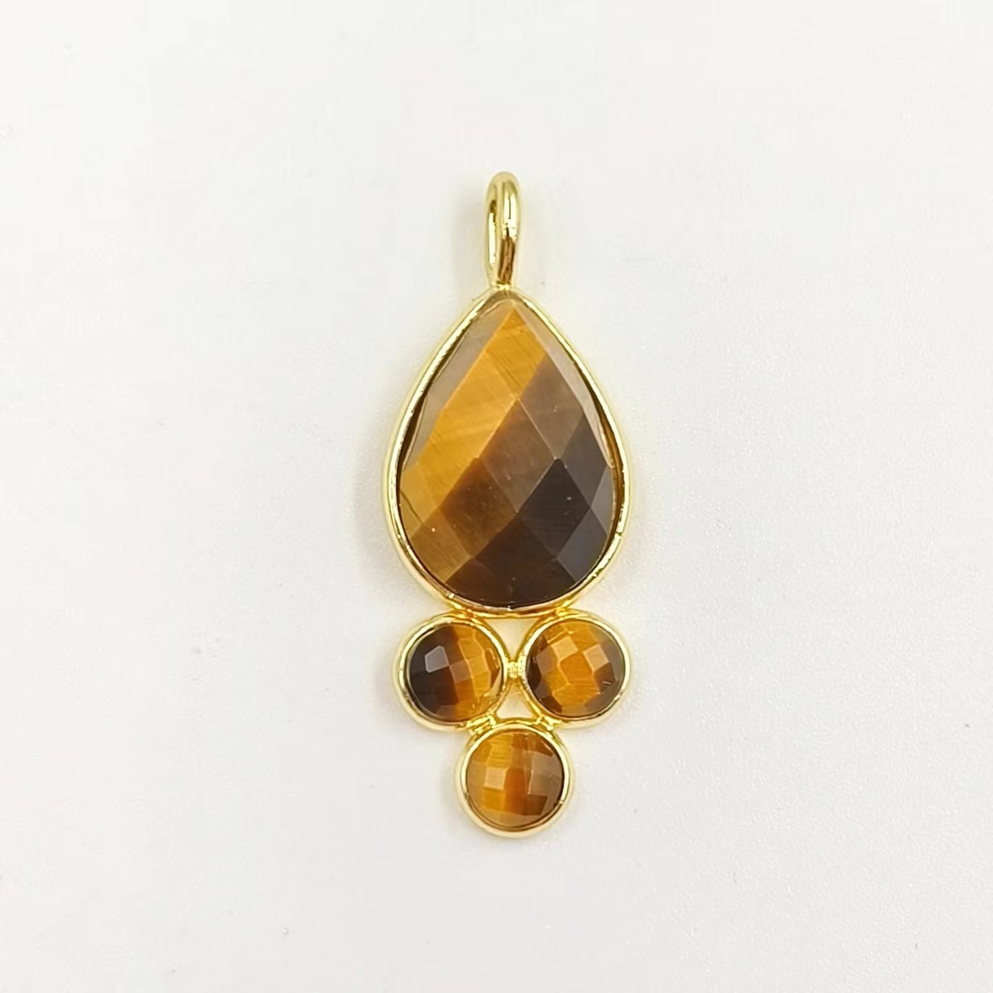 WT-P1944 Amazing Multi Colorful Natural Gemstone Made Pearl Drop 18k Gold Bezel Setting Stone Jewelry Pendant in Kinds of Colors