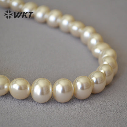 WT-JN177 French Elegant Pearl Necklaces Full Strings and Other Large Pearl Necklaces Women's Jewelry Natural Pearl Necklaces