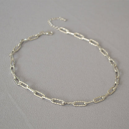 BFN013 Wholesale 18k Real Gold Plated Resist Tarnishable Fashion Lady Chain Necklace Hiphop Style Casual Necklace
