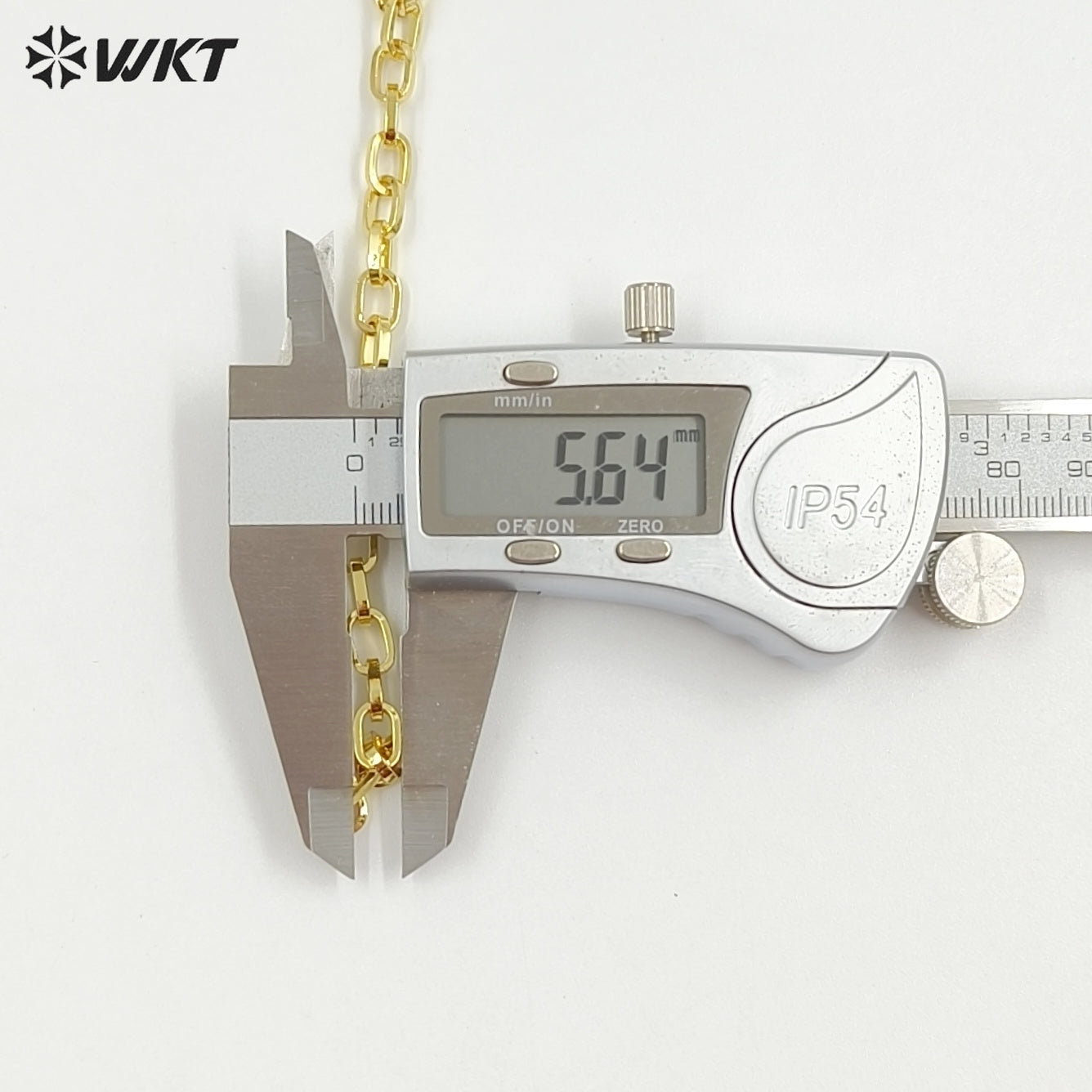 WT-BC177 Popular Fashion Loose Chain Simple Zinc Alloy With Gold Plated Brass Chain For Bracelet & Necklace Jewelry Making
