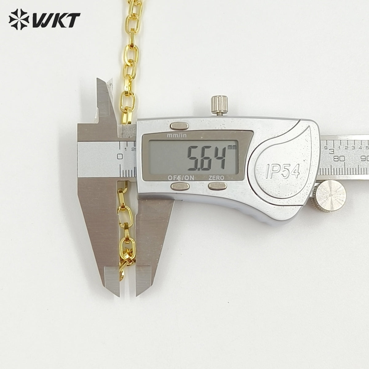 WT-BC177 Popular Fashion Loose Chain Simple Zinc Alloy With Gold Plated Brass Chain For Bracelet & Necklace Jewelry Making