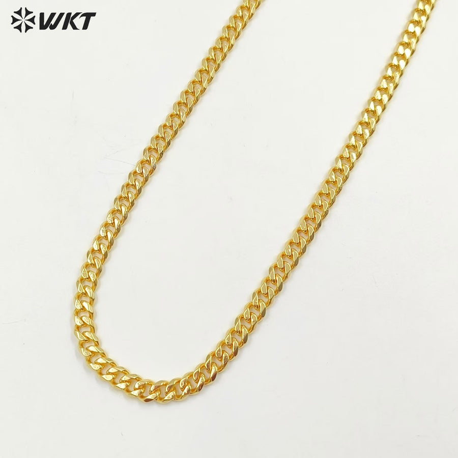 WT-BC226 Europe and the United States Personality Big Cuban Chain As Collarbone Necklace Jewelry Accesory