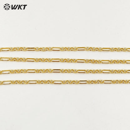 WT-JN330 Luxury Unique Chain With Gold Plated Round Natural Freshwater Pearls Cross Shape Pendant Necklace Wholesale Jewelry