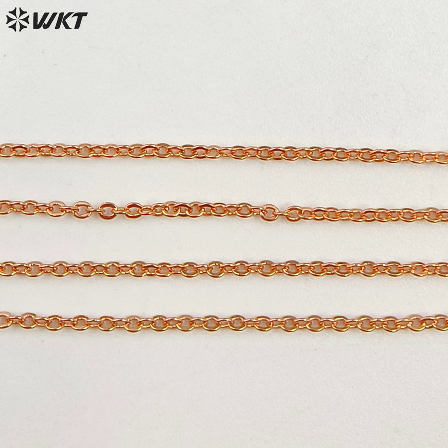 WT-N1043 WKT New Necklace Fashion Jewelry Best Electroplated Resist Tarnishable Brass Necklace Chain
