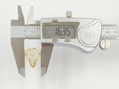 WT-R584 Wonderful Gold Plated Zircon And Natural Gemstones Lovely Flower Shape Adjustable Rings For Women Party Wearing Jewelry