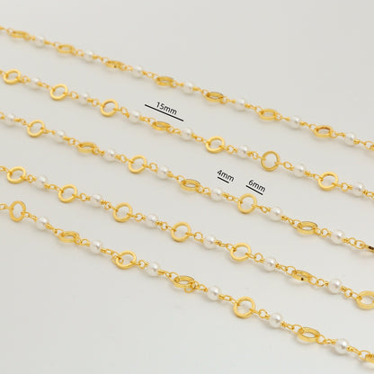 WT-RBC233 WKT Newest Design Fashion 18K Real Gold Plated Resist Tarnishable Handmade Craft Hand Combined Chain for Necklace