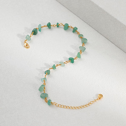 WT-B637 WKT Lovely Trendy Gift for Women Star Shaped Lucky Bracelets Natural Colorful Gemstone Opening Bracelets