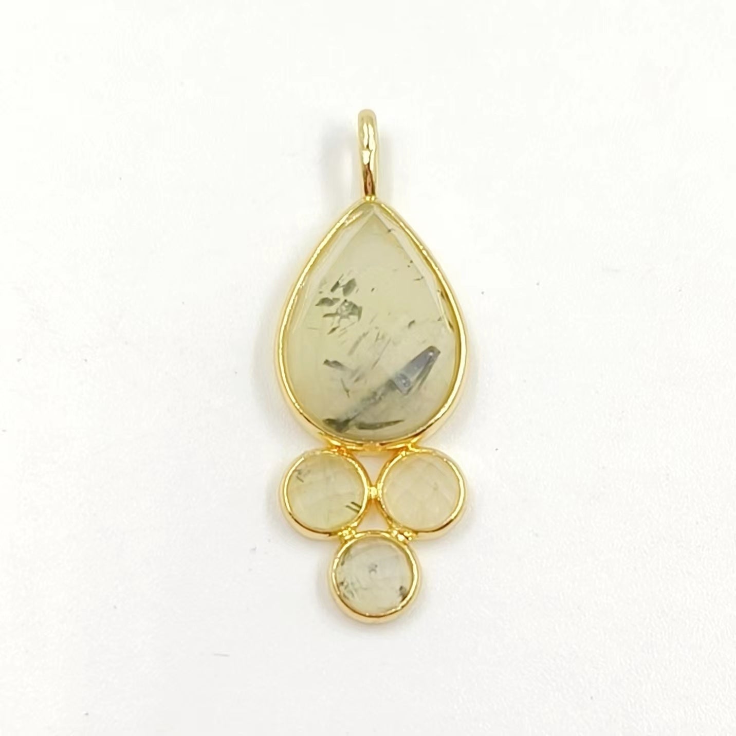 WT-P1944 Amazing Multi Colorful Natural Gemstone Made Pearl Drop 18k Gold Bezel Setting Stone Jewelry Pendant in Kinds of Colors