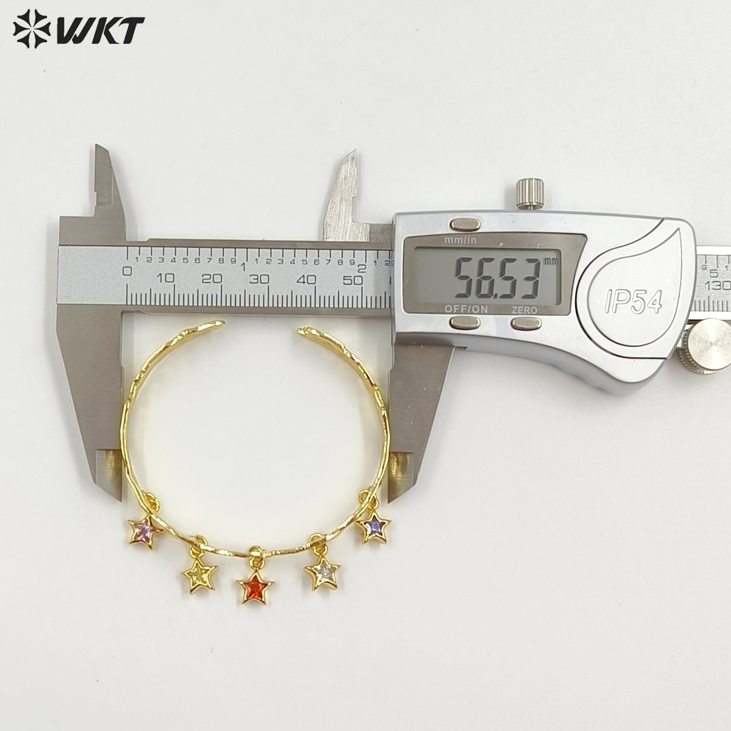 MPB134 Luxury Elegant 18K Gold Plated Natural Pearl And Colorful Zircon Fringed Adjustable Bangles For Lady Fashion Matching