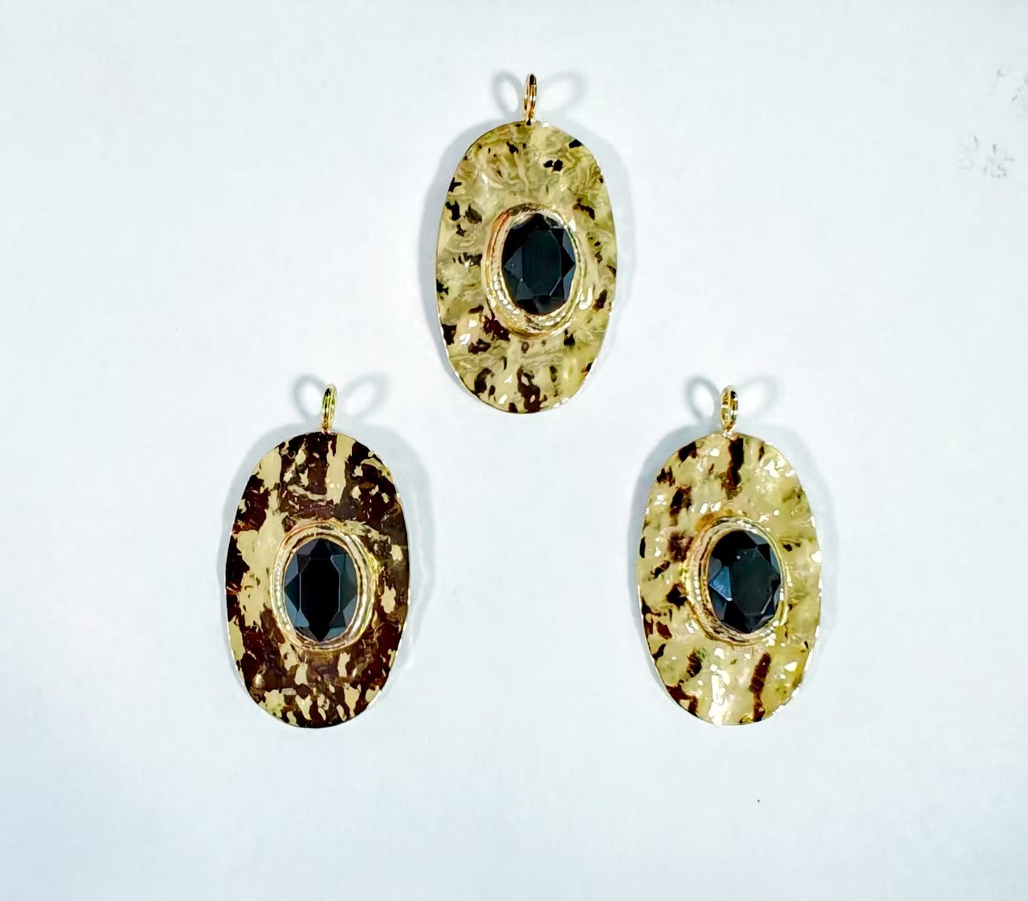 WT-P2104 Fresh Design 18K Gold Electroplated With Natural Gemstones Long Pendants For Women Simple Necklace DIY Making
