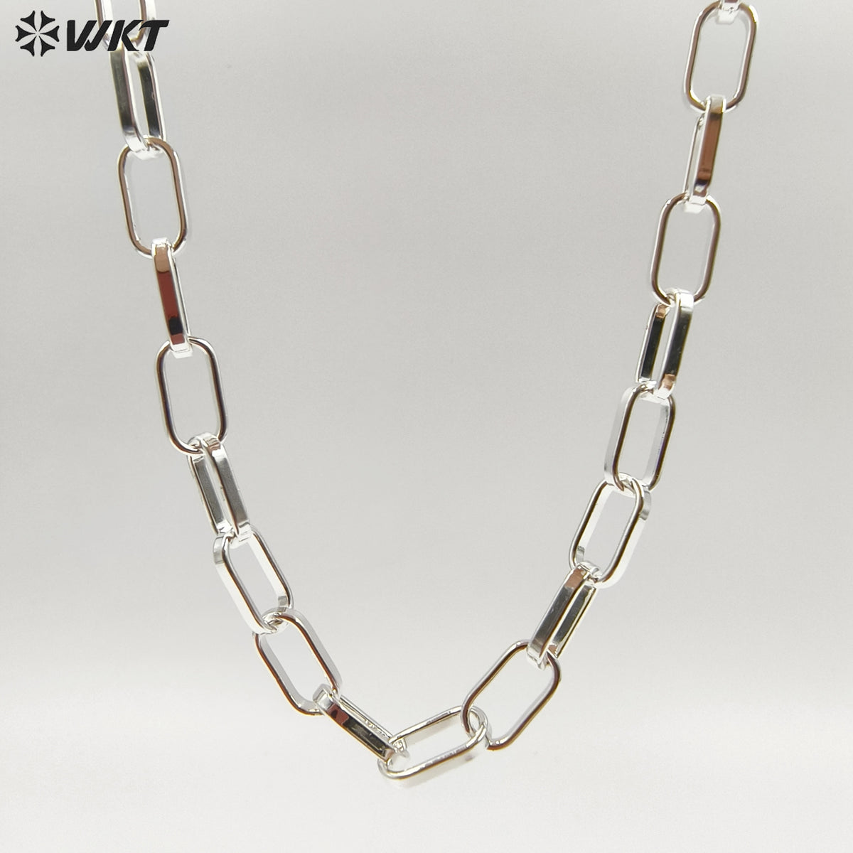 WT-BC178 WKT Women Men Gold Cuban Link Chain For Necklace Bracelet Gold Plated Brass Chain