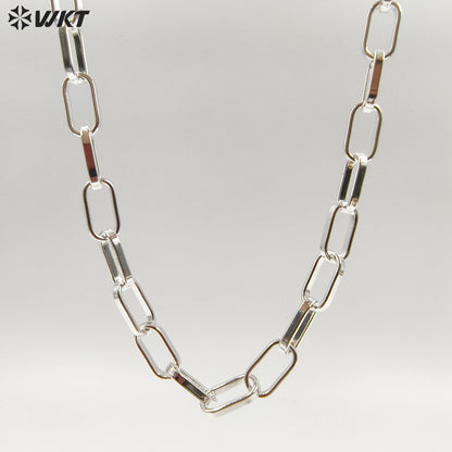WT-BC178 WKT Women Men Gold Cuban Link Chain For Necklace Bracelet Gold Plated Brass Chain