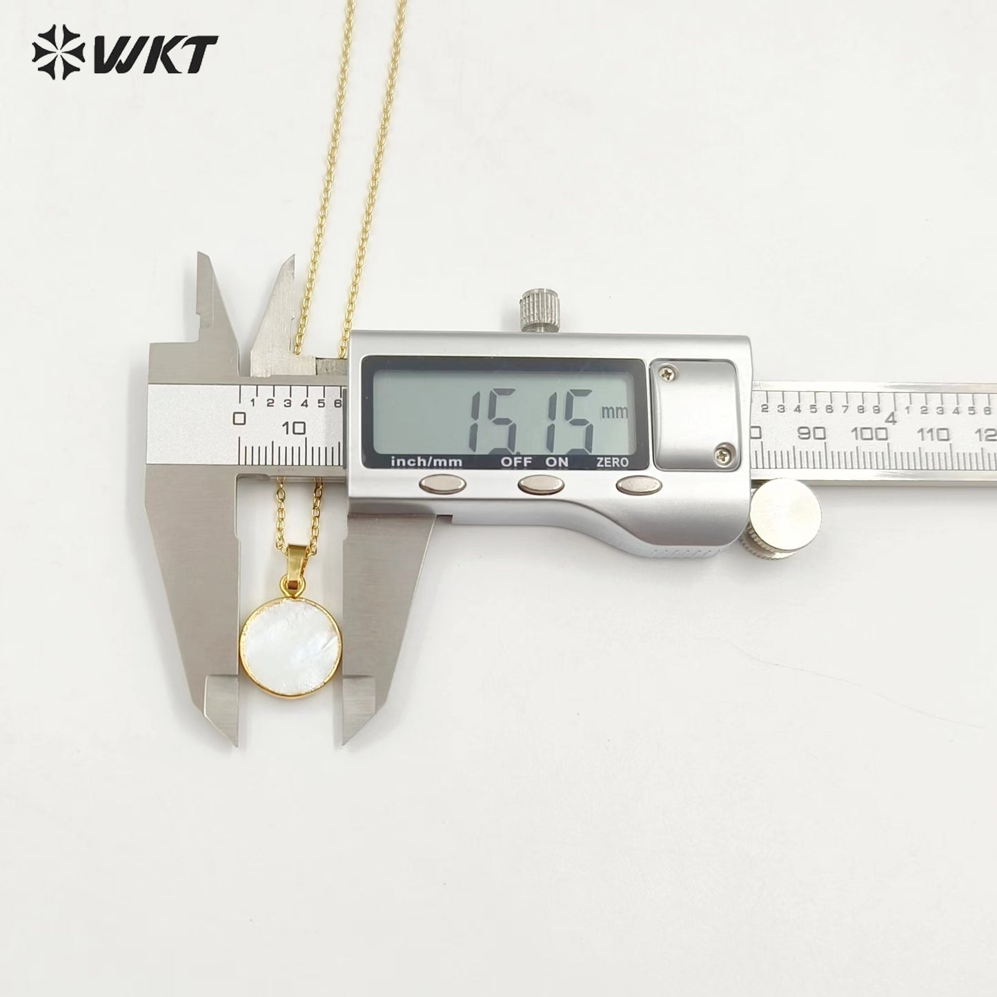 WT-N826 Amazing Natural Round Pearl Jewelry Necklace, Wholesale 12mm Gold Plated Black Pearl Jewelry Necklace for Gift
