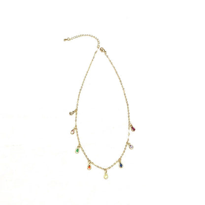 WT-BFN028 WKT Popular Trendy Fashion Sexy Choker Necklace for Women Shiny Cubic Zircon Luxury Necklace Jewelry Gift