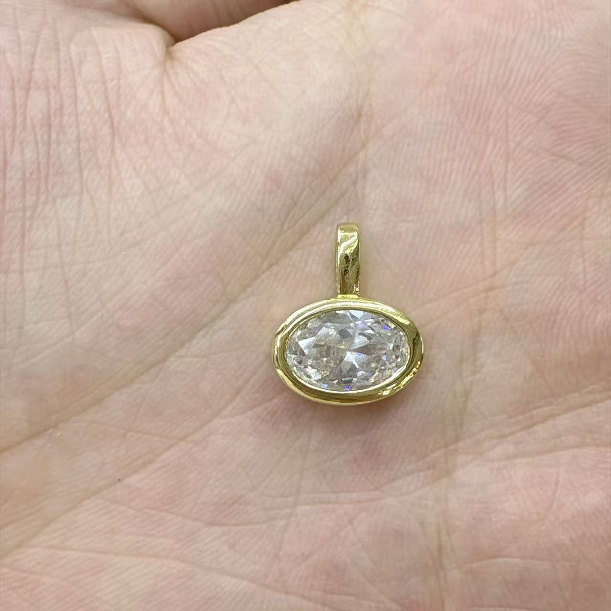 WT-MP334 High Quality Wholesale Round Square Heart Shape White Zircon Tiny Gold Pendants As Handmade Jewelry Accessories