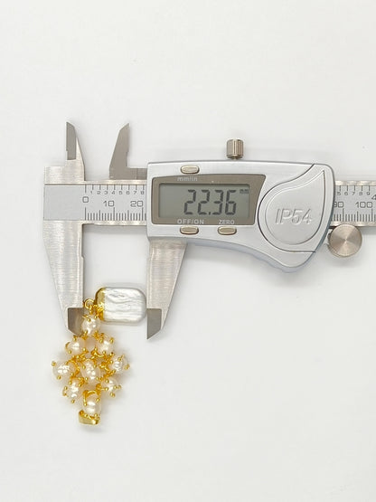 WT-JP456 Exclusive Elegant Design Gold Electroplated Multi Natural Freshwater Pearl Pendants For Lady Gift Making Accessory