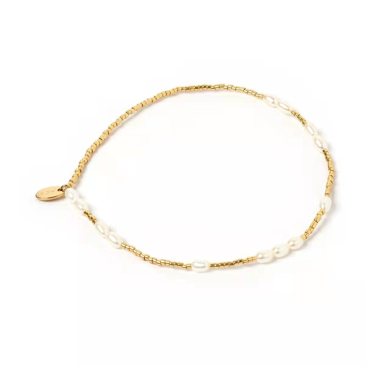 WT-MPB040 WKT Fashion Jewelry Gorgeous Natural Pearl Flexible Bracelet Gold Adjustable Fine Jewelry Pearl Bracelet for Women