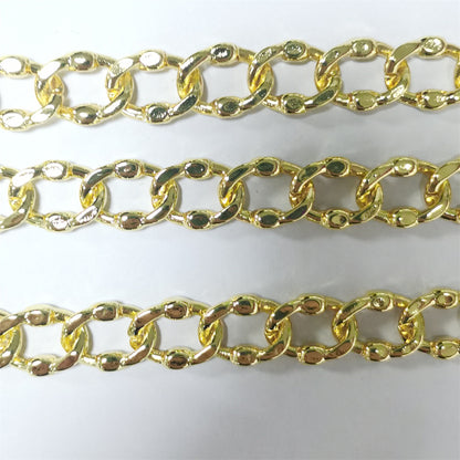 WT-BC170 Fashion Special Design Punk Shiny 18k Real Gold Plated Brass Chain for Women Jewelry Accessories Chain