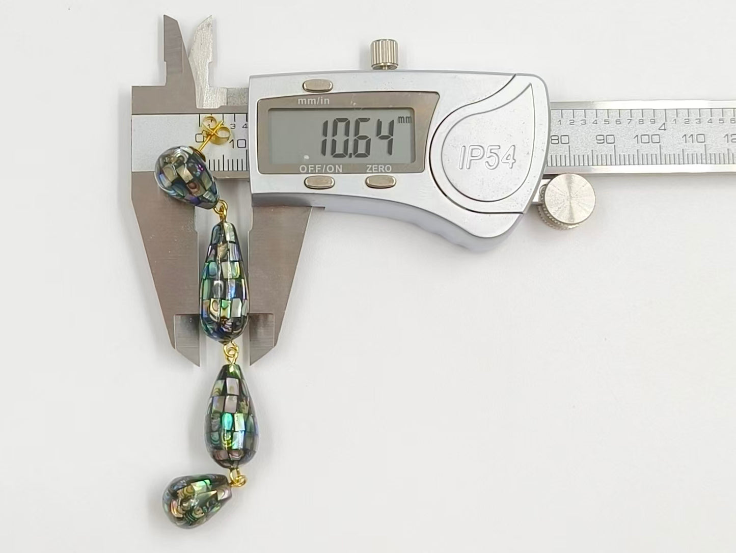WT-MPE189 Amazing Gorgeous Natural White And Abalone Shell Gold Long Earrings For Female Party Wearing Jewelry Accessory