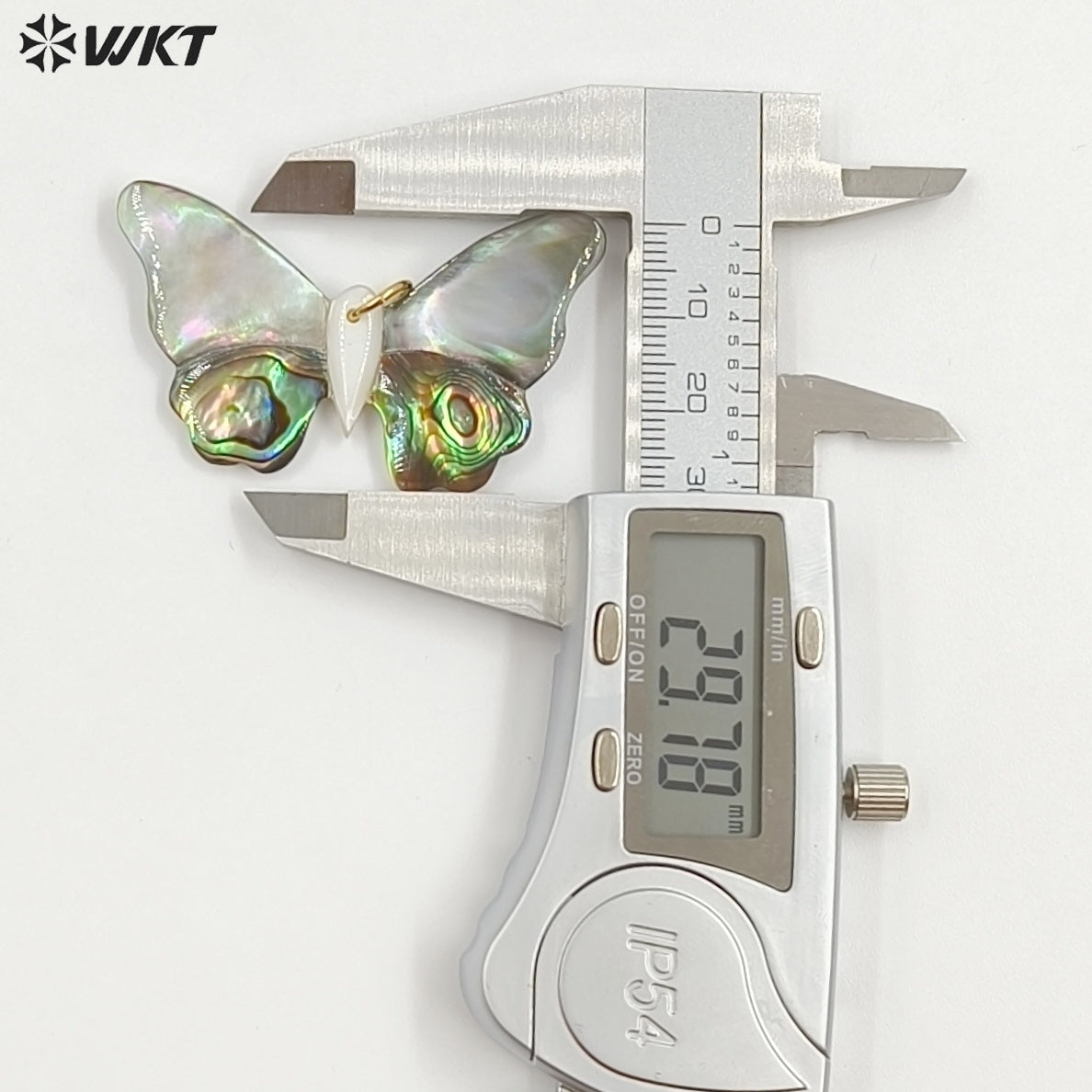 WT-JP466 Beautiful Vaious Designs Natural Shell Butterfly Shape Girl Gold Pendants For Lovely Handmade Necklace Findings