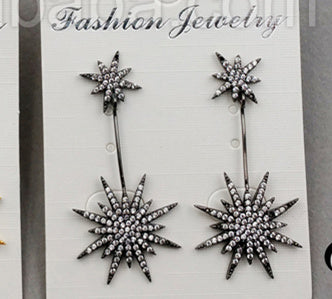 ME002 Fashion Earring CZ Micro Pave Sea Flower for Women Wholesale Party Earring Dubai Diamond Pave Dangle Earrings