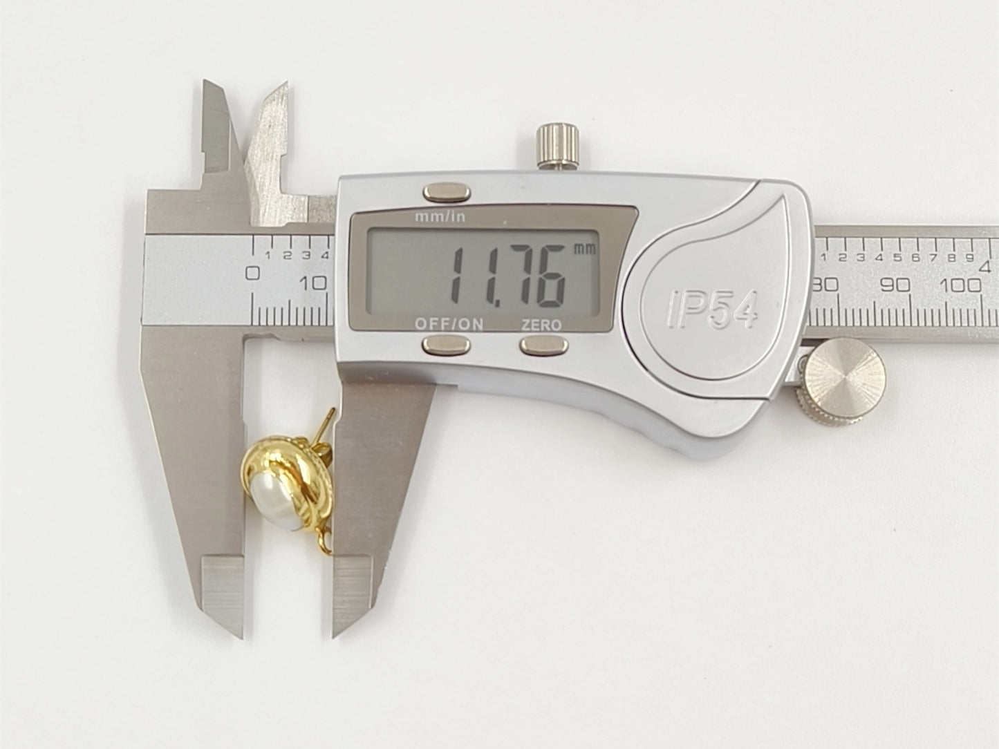 WT-EHP103 Wholesale Samll Gold Plated Natural Freshwater Pearl With Hoops Waterdrop Shape Earrings Findings For Jewelry DIY