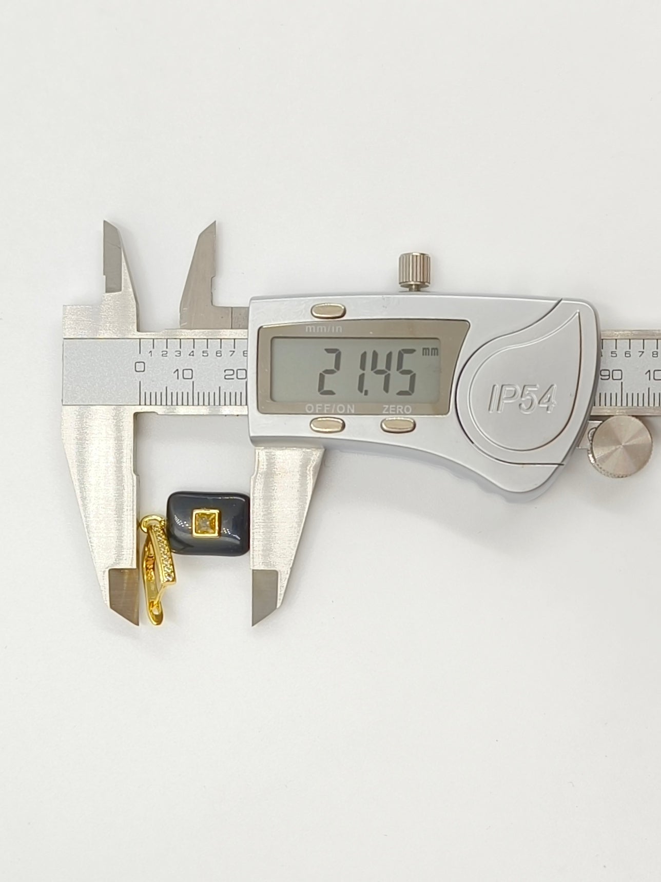 WT-E796 Top Quality Gold Plated Natural Multi Colors Gemstones With Zircon Rectangle Pendant Earrings For Lady Daily Wearing